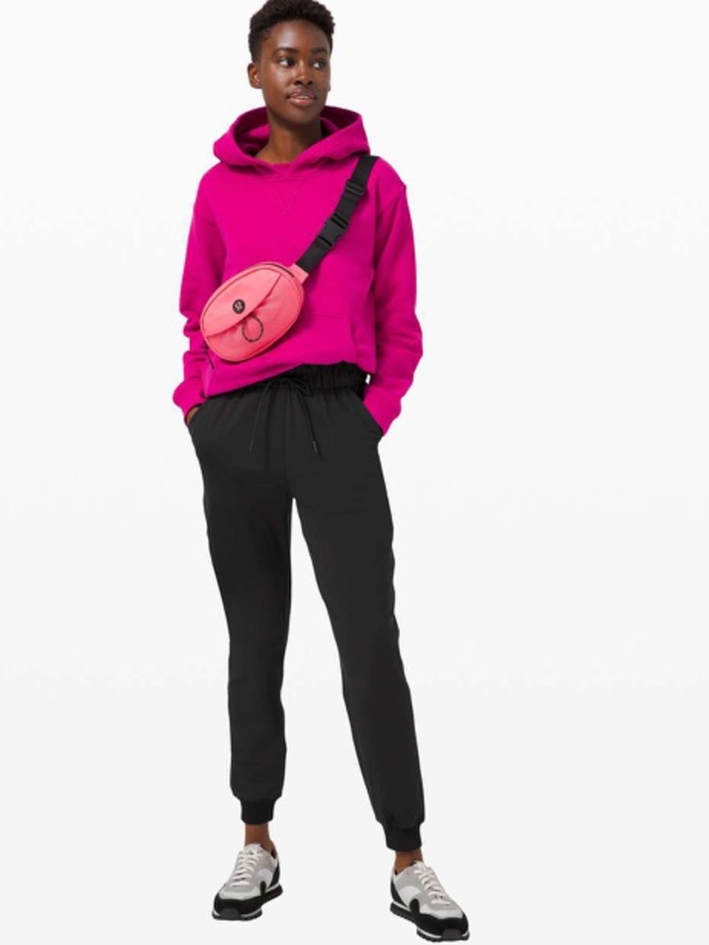 Lululemon Black Athleisure Workout Sporty Lightweight Gym Keep Moving Jogger 2